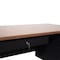 Flash Furniture 30 in D X Walnut, 70 in W X GC-M-BLK-177-WLN-GG - alternate 4